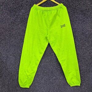 Charli-XCX brat Album Electro-Synth Dance Club Pop Joggers L